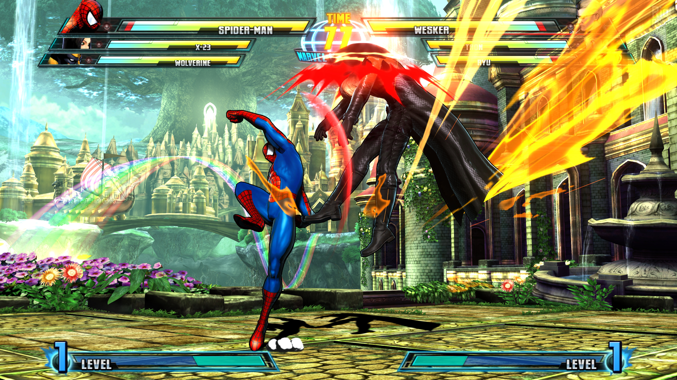 Marvel vs. Capcom 3: Fate of Two Worlds. 