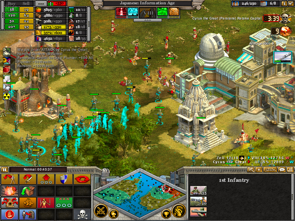 Rise of Nations: Thrones & Patriots screenshots, images and pictures -  Giant Bomb