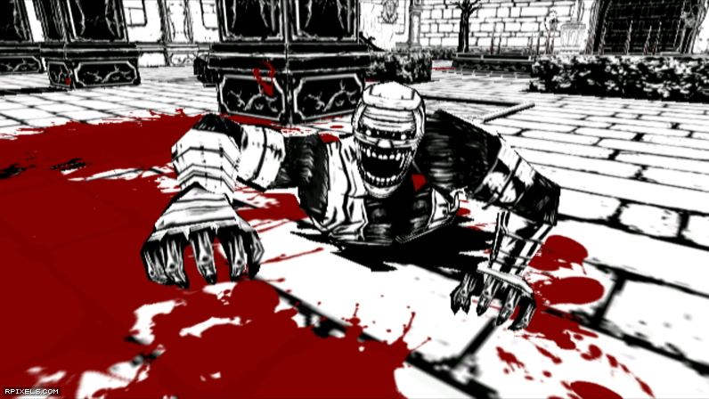 Screenshot of MadWorld (Wii, 2009) - MobyGames