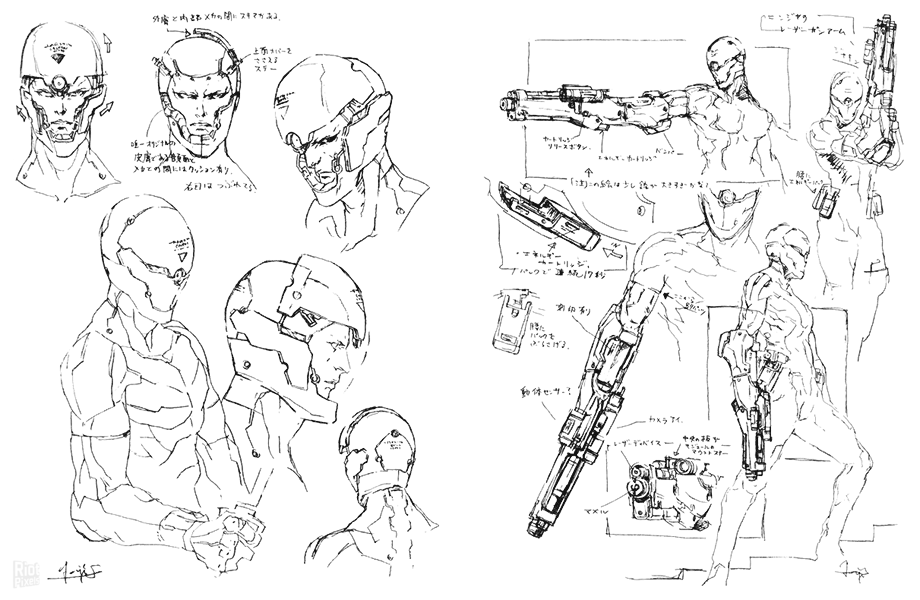 Чертежи метал гир 5 Metal Gear Solid I/1998 - иллюстрации из игры на Riot Pixels