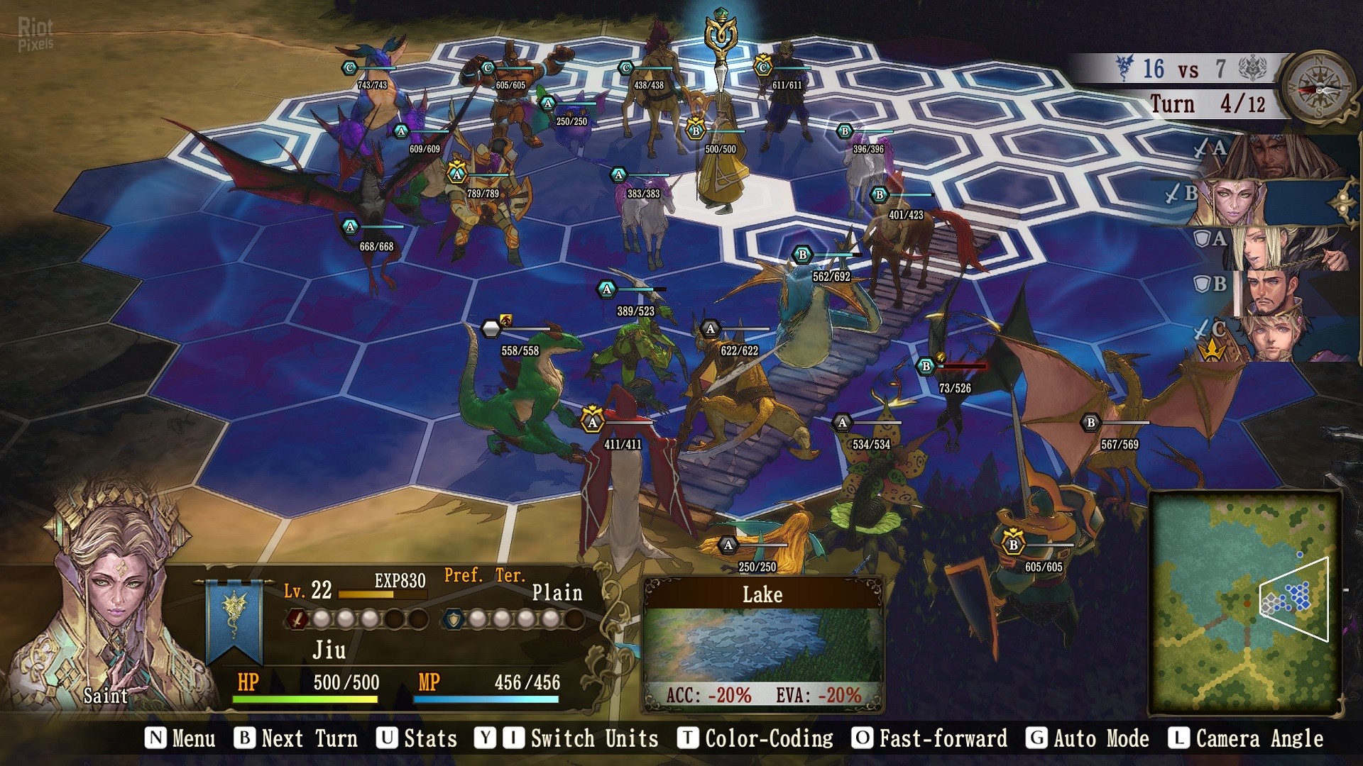 Brigandine: The Legend of Runersia screenshot 1