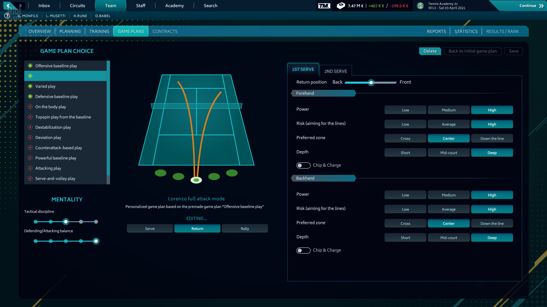 Tennis Manager 2021 – v1.6.2093 screenshot 1