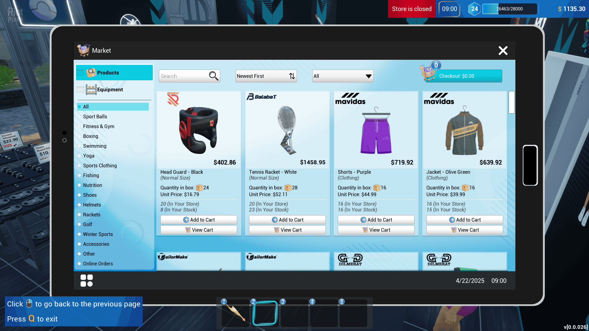 Sporting Goods Shop – v1.0 (Release) screenshot 4