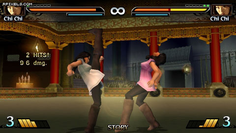 Screenshot of Dragonball: Evolution (PSP, 2009) - MobyGames