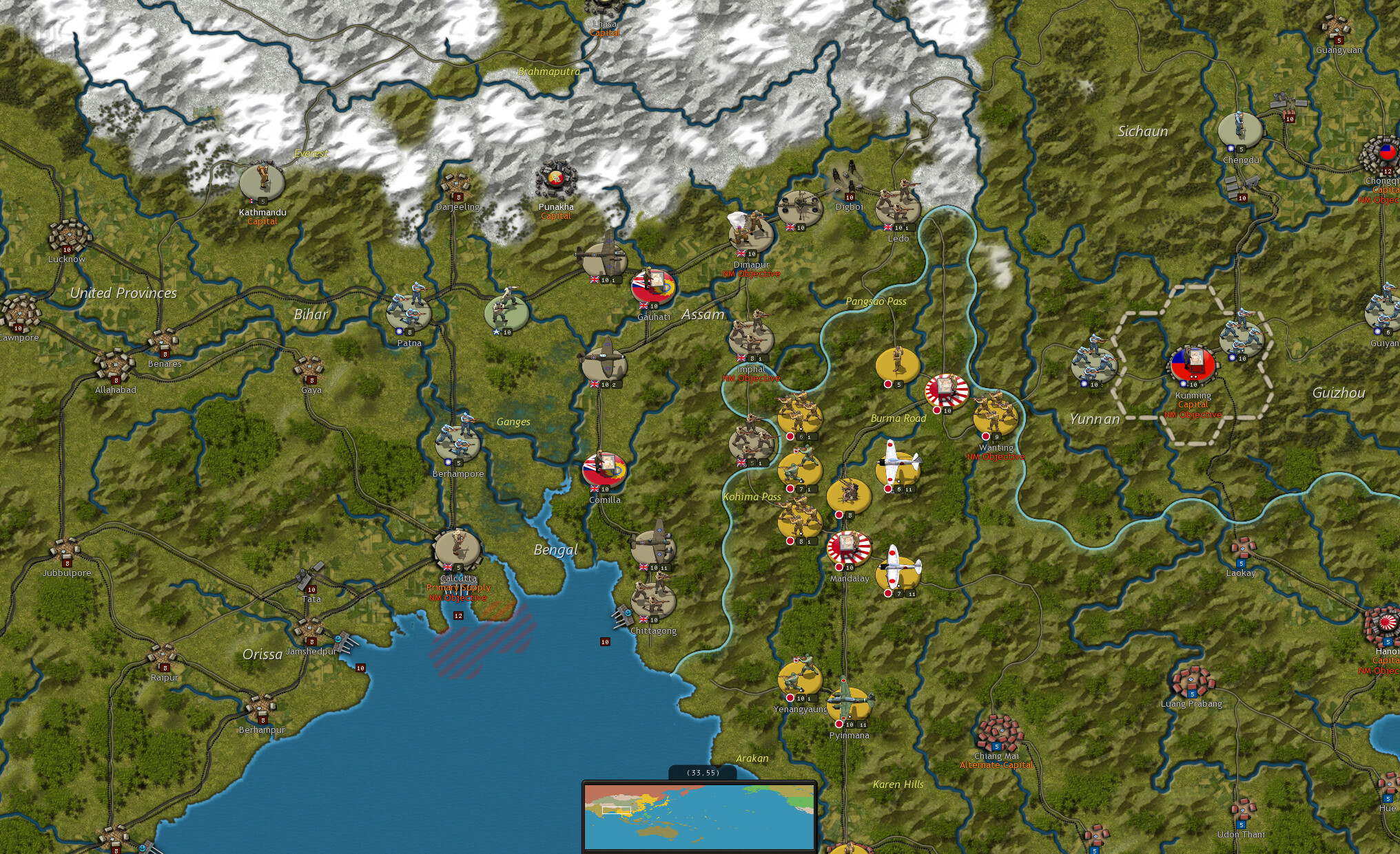 Strategic Command WWII: War in the Pacific, v1.03.04/v1.03.01 + Rise and Fall of an Empire DLC screenshot 4