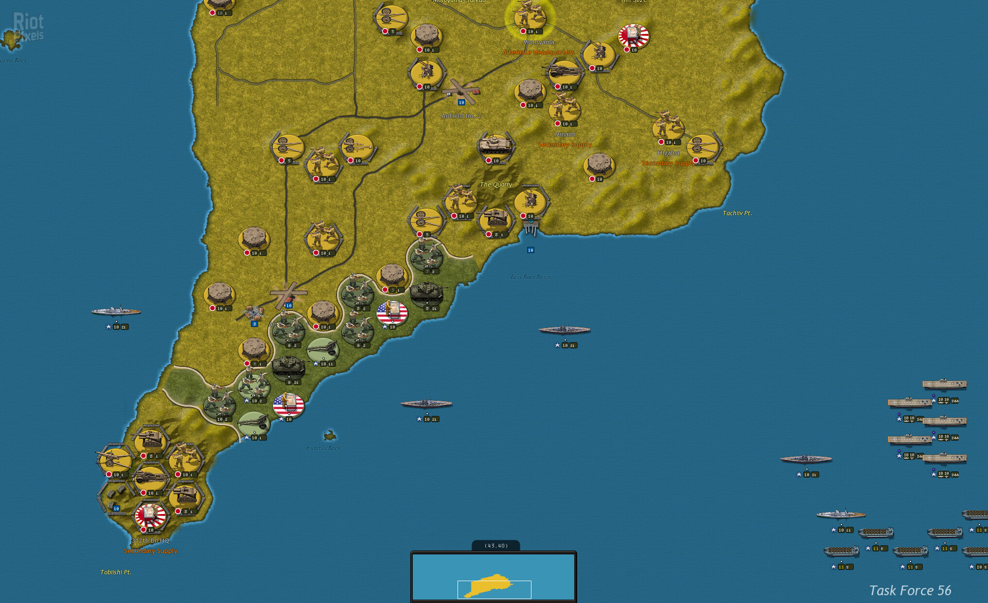 Strategic Command WWII: War in the Pacific, v1.03.04/v1.03.01 + Rise and Fall of an Empire DLC screenshot 1