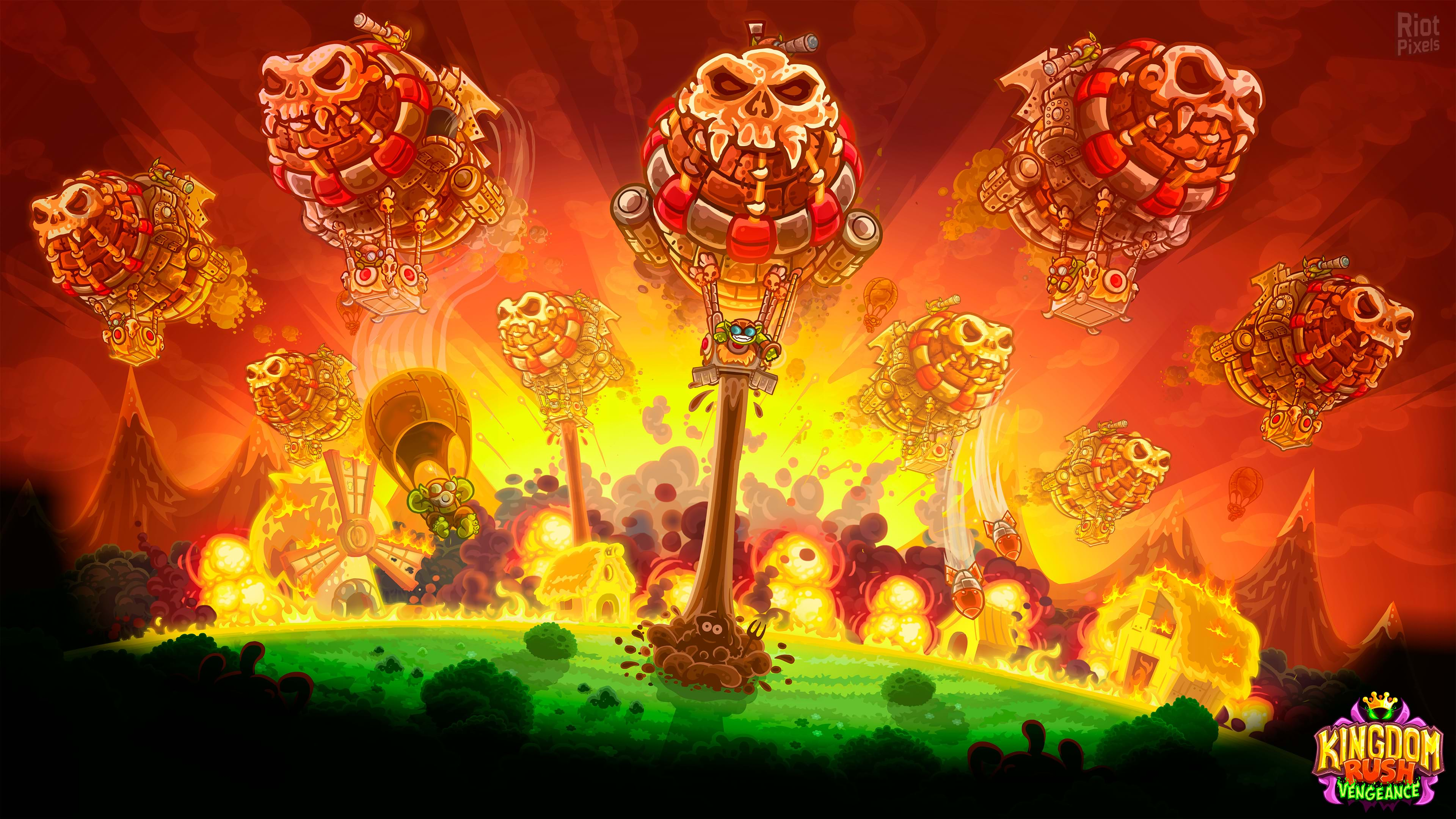 Kingdom Rush: Vengeance - иллюстрации из игры на Riot Pixels