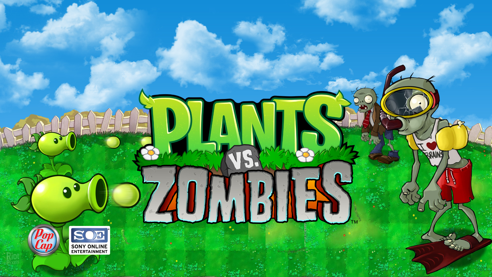 Plants vs. Zombies - fondos de pantalla en Riot Pixels, image size:1920x1080