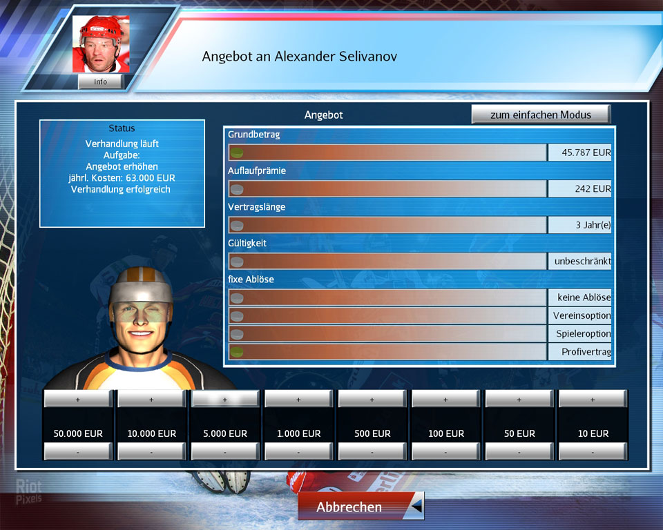 Ice Hockey Manager 09 Game Screenshots At Riot Pixels Images