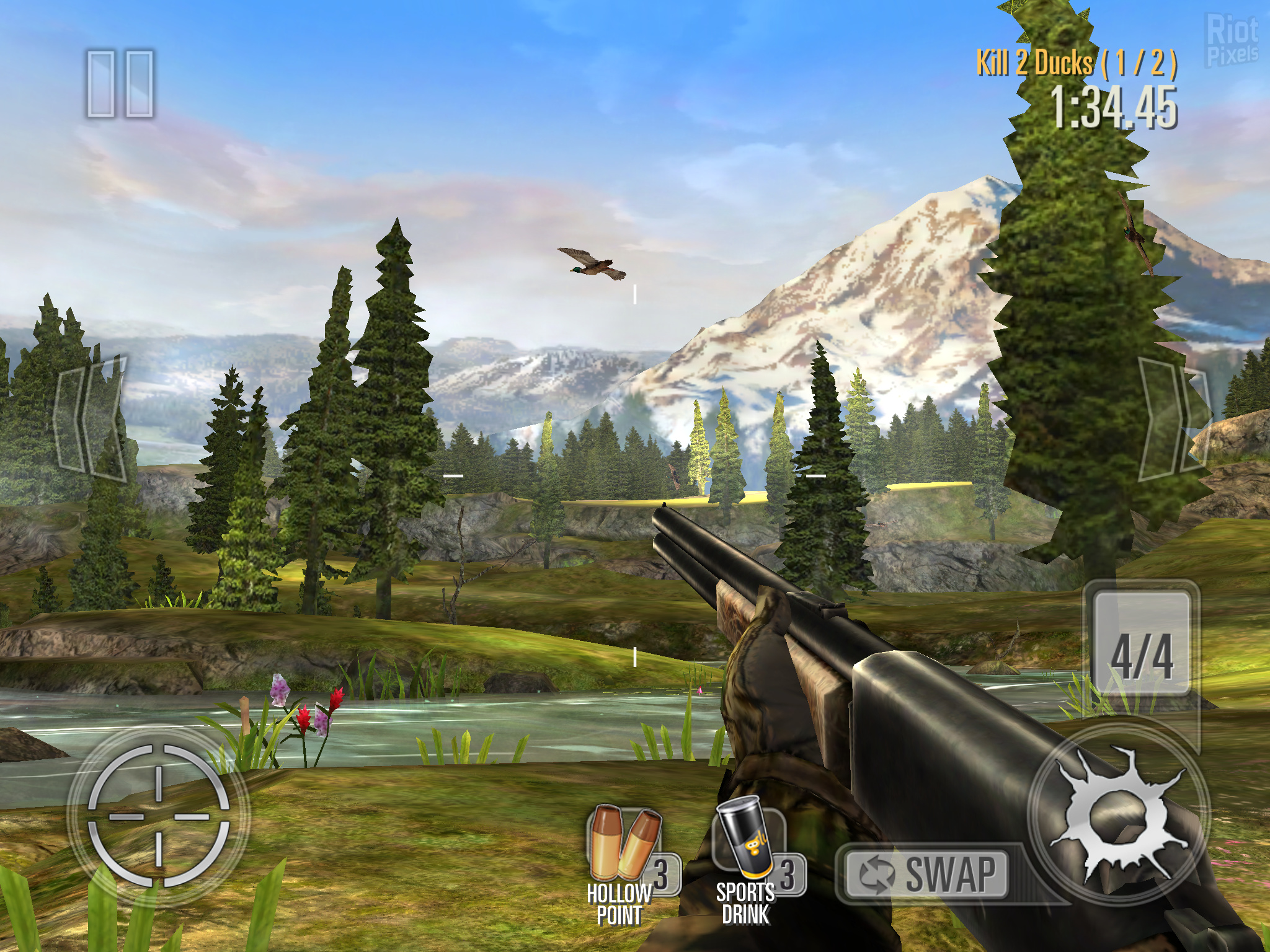 Deer Hunter 2014 - խաղից սքրինշոթեր Riot Pixels-ում