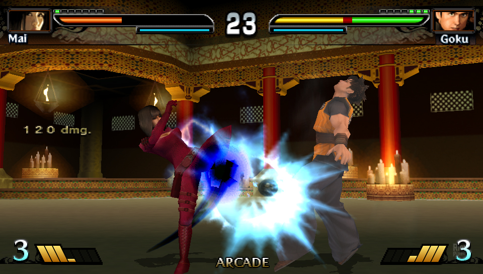 Screenshot of Dragonball: Evolution (PSP, 2009) - MobyGames