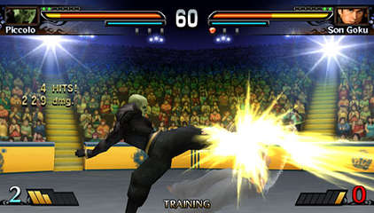 Screenshot of Dragonball: Evolution (PSP, 2009) - MobyGames