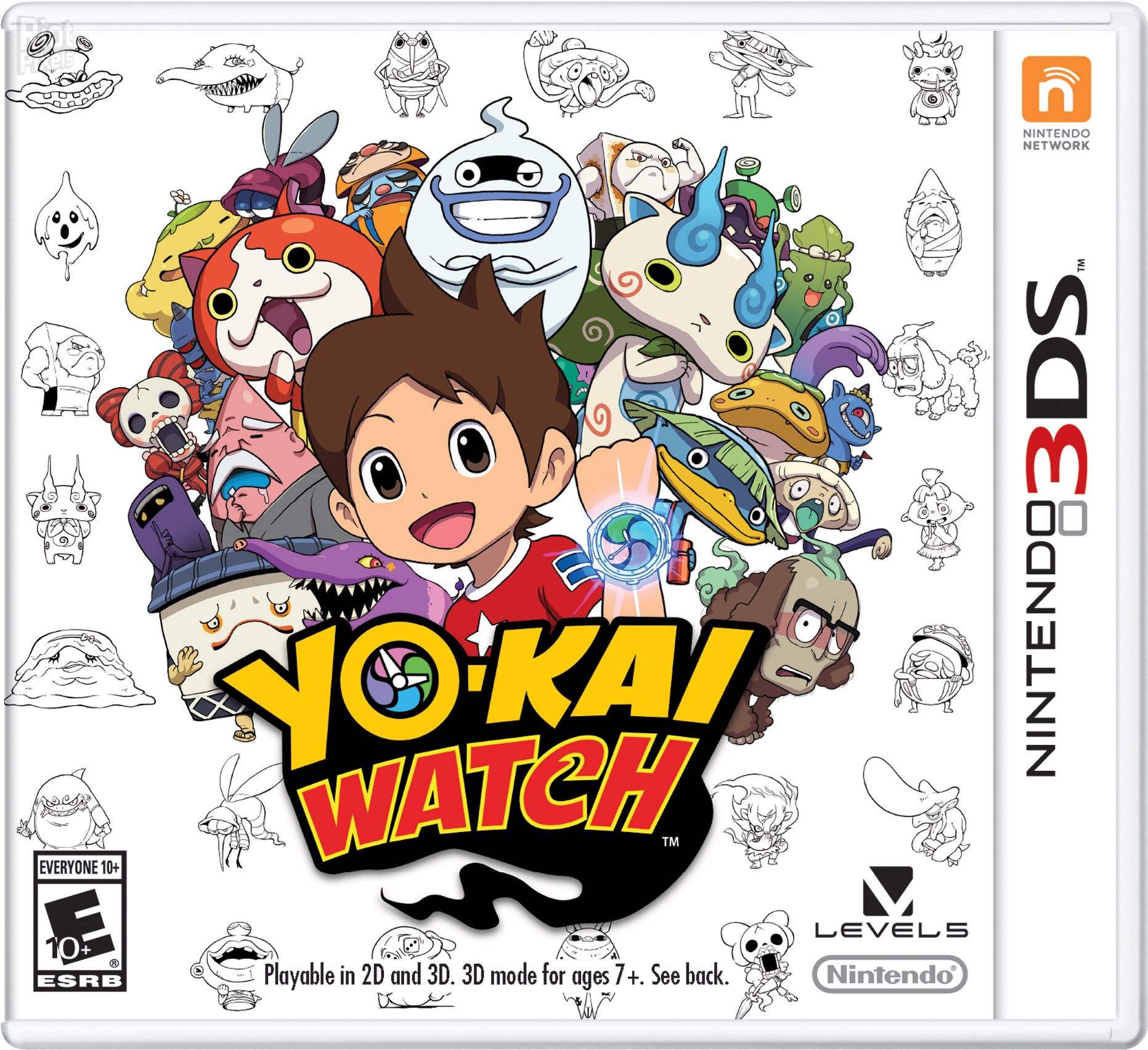 Yo Kai Watch Game Cover At Riot Pixels Image