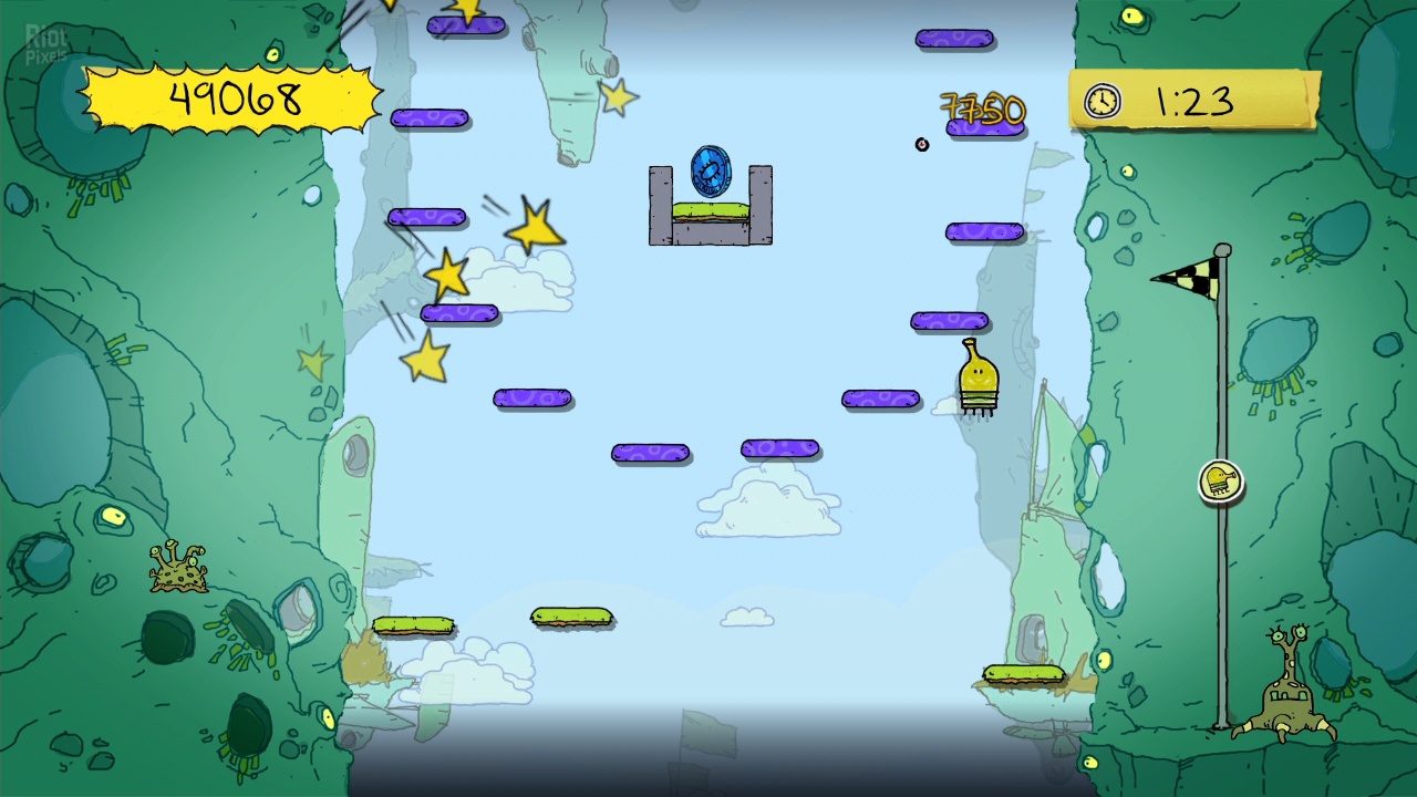 Doodle Jump - game screenshots at Riot Pixels, images