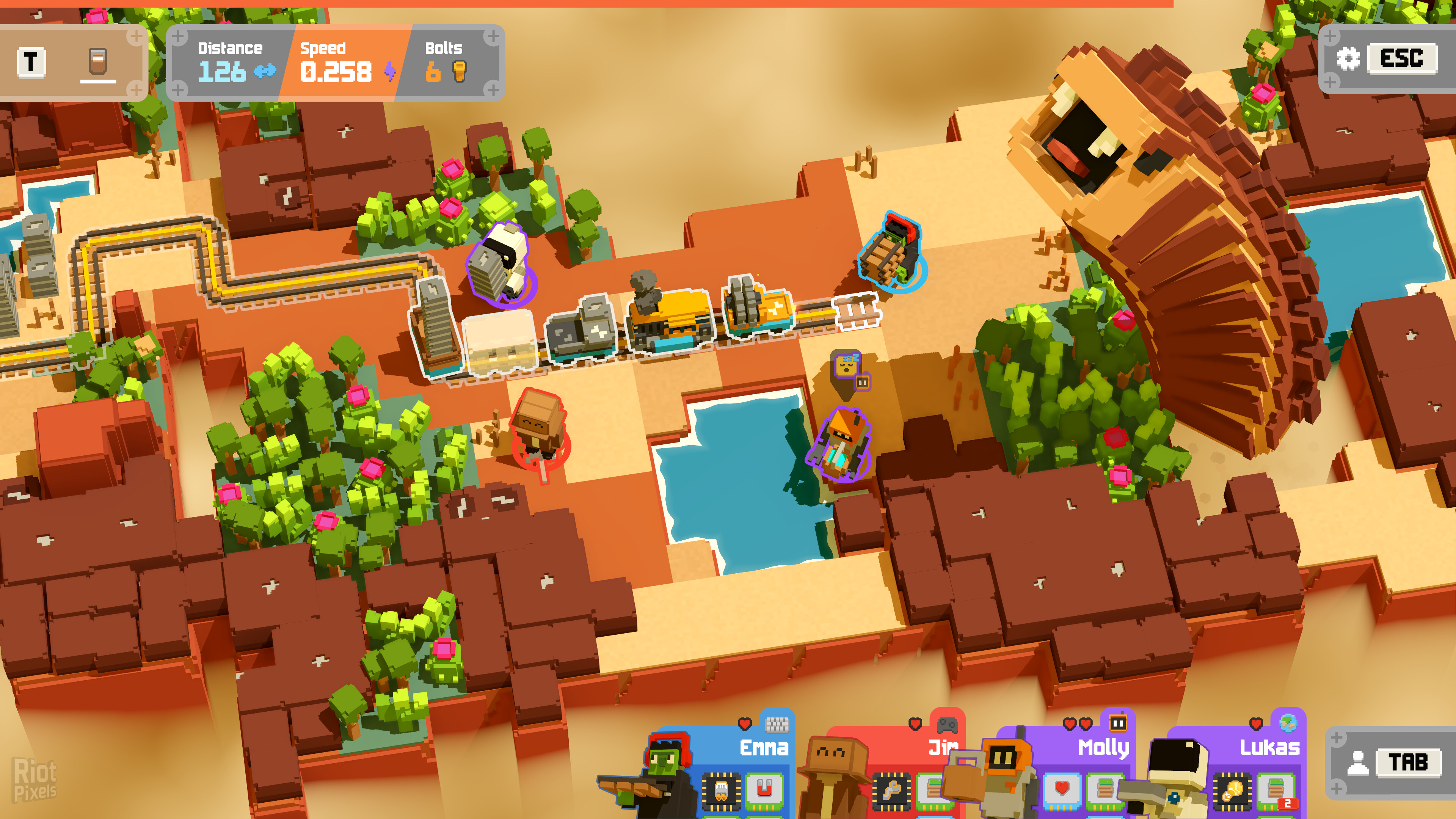 Unrailed 2: Back on Track – Supporter Edition, v936 + 2 DLCs/Bonuses screenshot 1