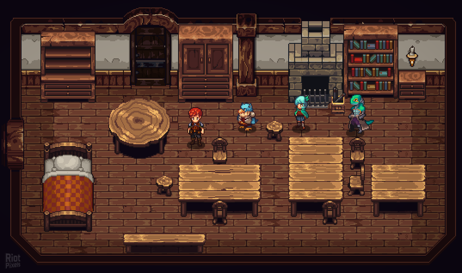 Chained Echoes - game screenshots at Riot Pixels, images