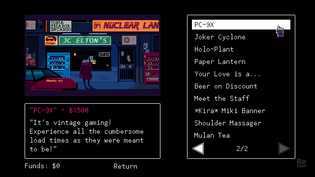 VA 11 Hall A Cyberpunk Bartender Action 1 2 3 0 GOG GNU Linux Native johncena141