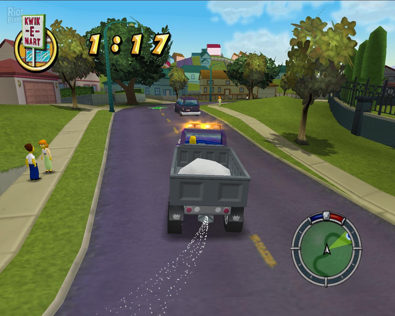 The Simpsons Hit and Run ENG FLT GNU Linux Wine johncena141