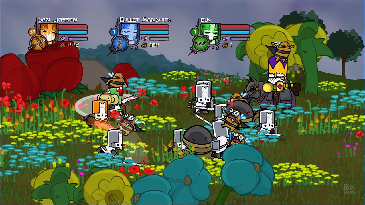 Castle Crashers - game artworks at Riot Pixels
