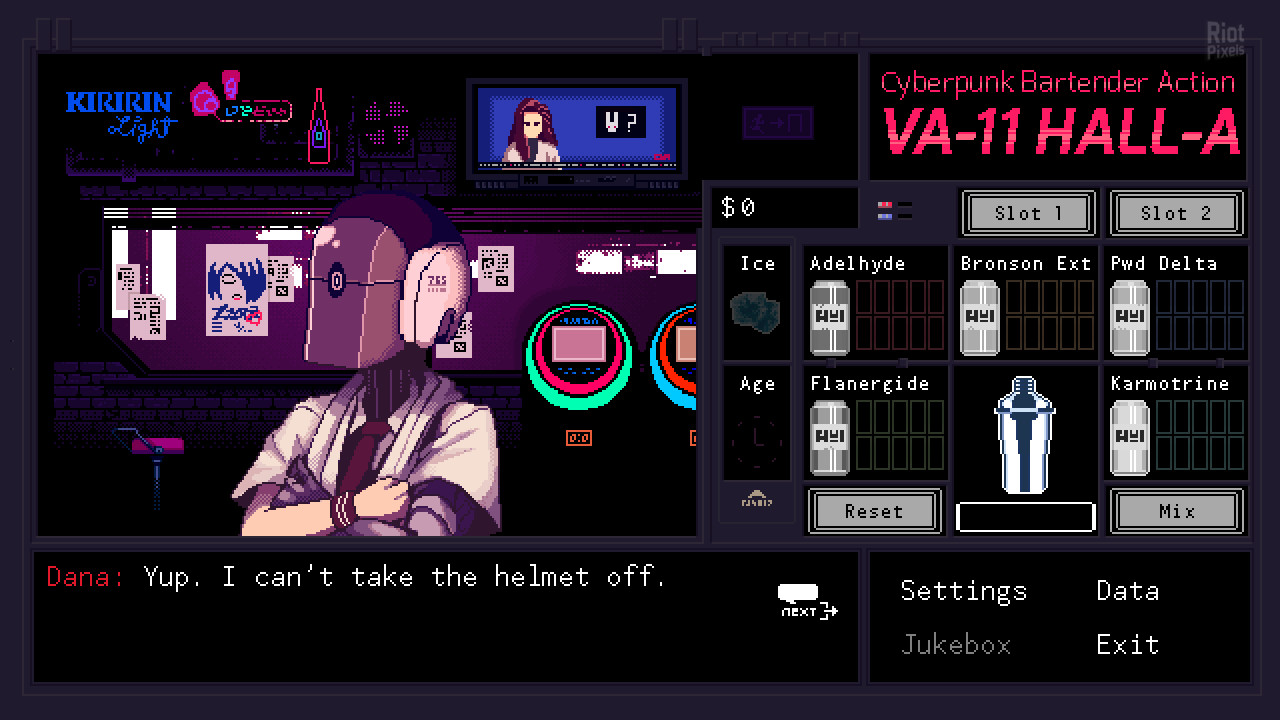 VA 11 Hall A Cyberpunk Bartender Action 1 2 3 0 GOG GNU Linux Native johncena141