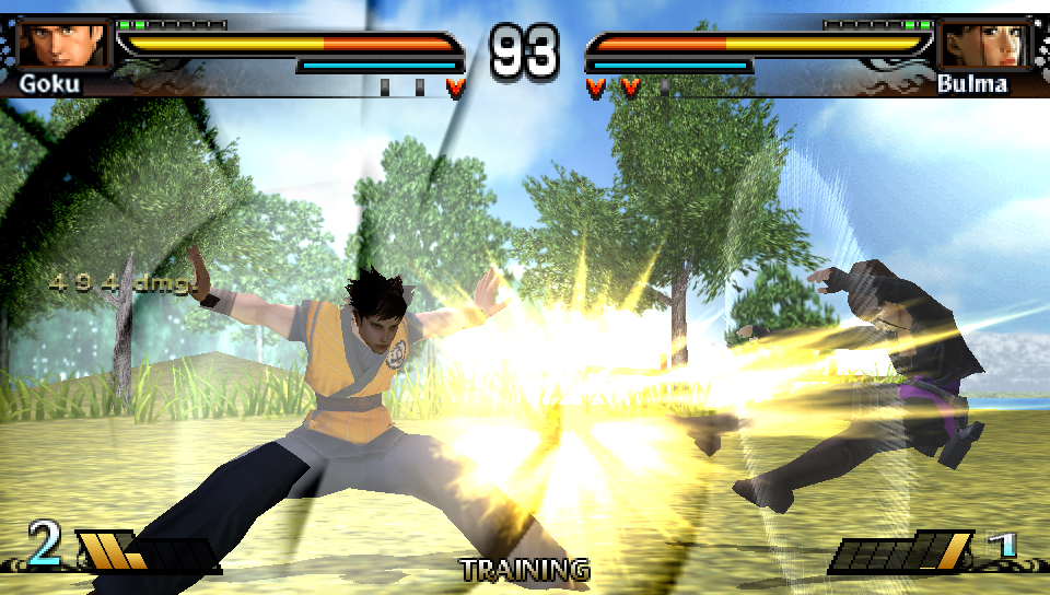 Dragon Ball Evolution (PSP) First Screen Shot - Kanzenshuu