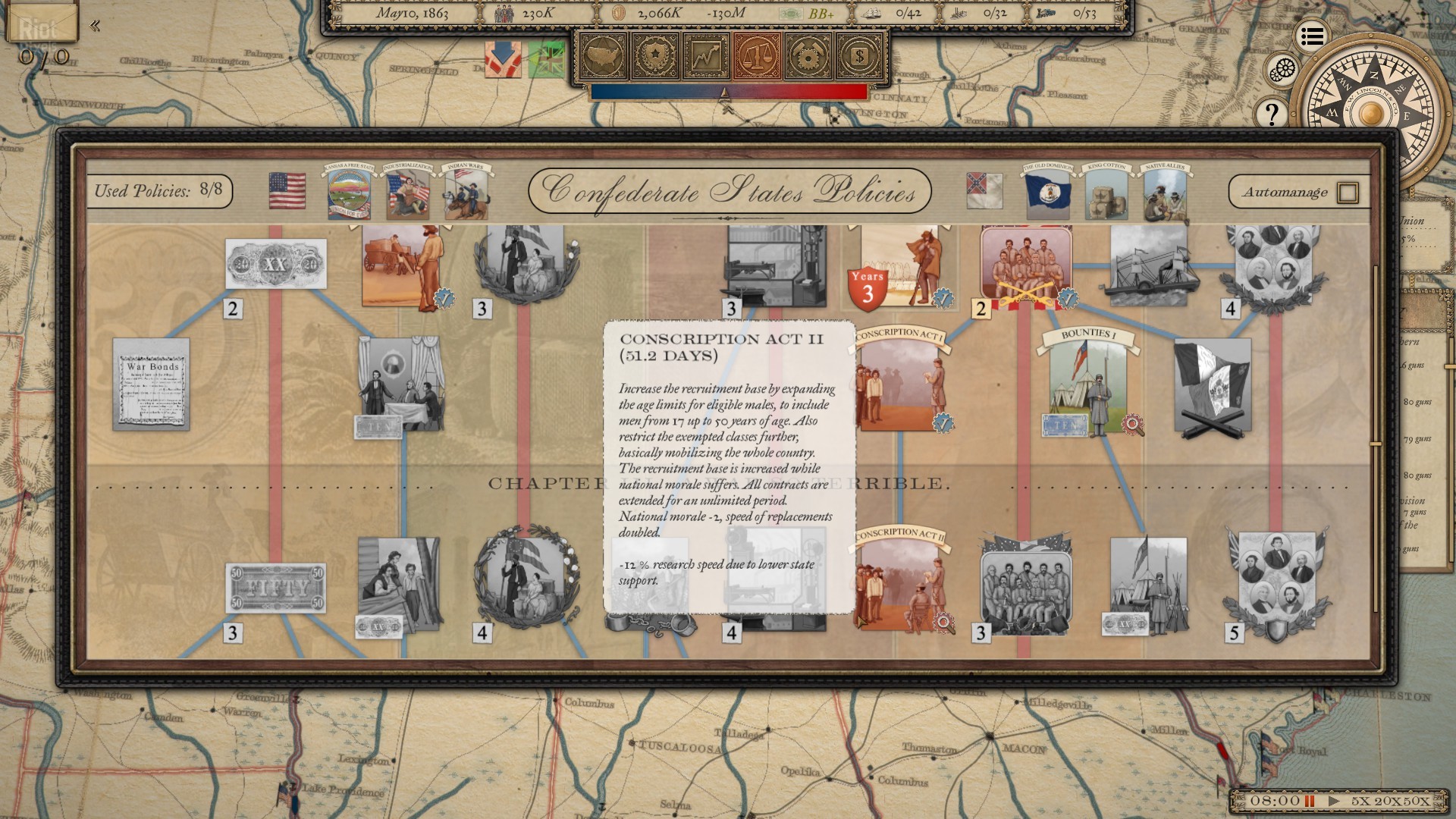 Grand Tactician: The Civil War (1861-1865) Complete – v1.1227 + DLC + Bonus Content screenshot 5