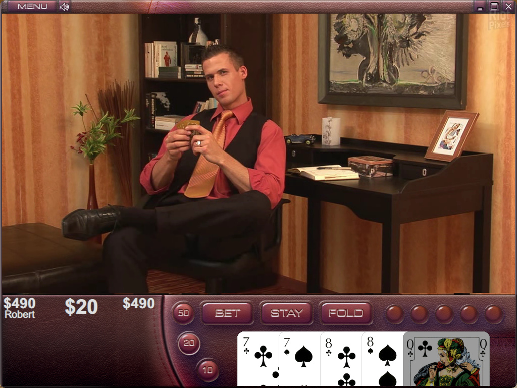 Video Strip Poker Boys - game screenshots at Riot Pixels, images