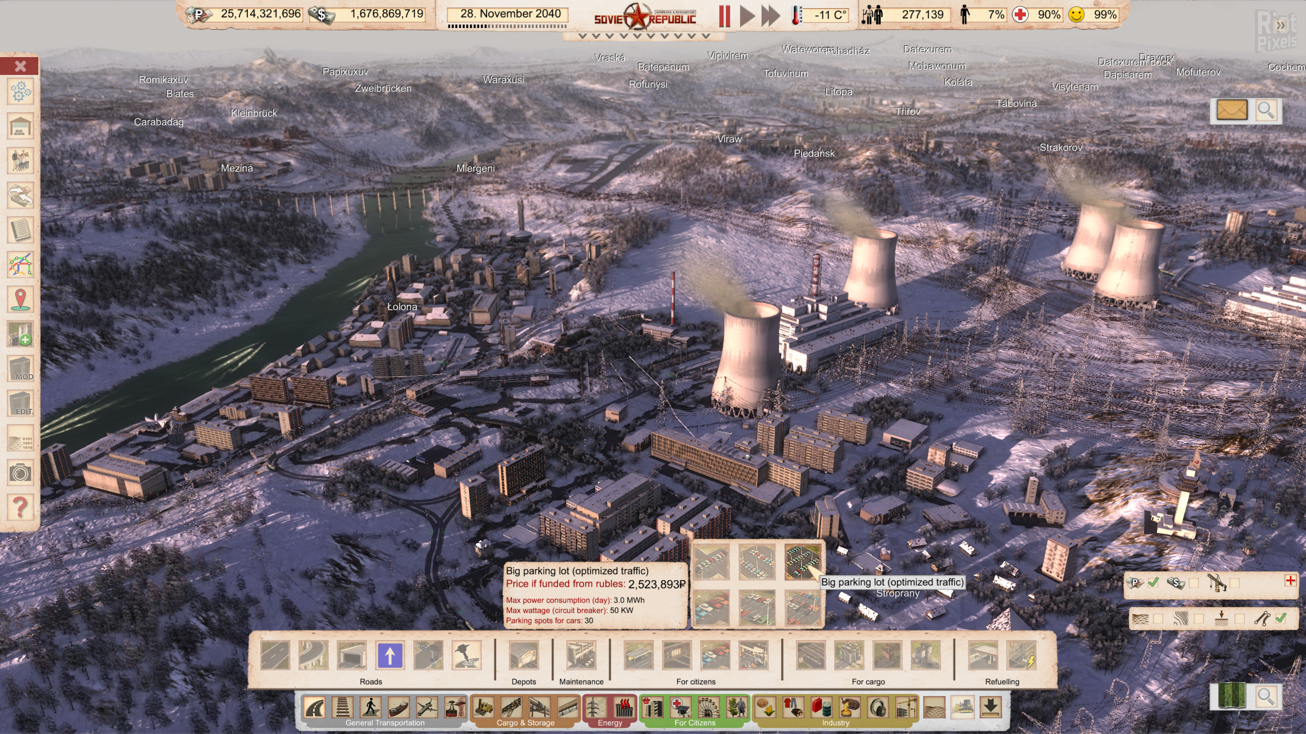 Workers & Resources: Soviet Republic - game screenshots at Riot Pixels,  images