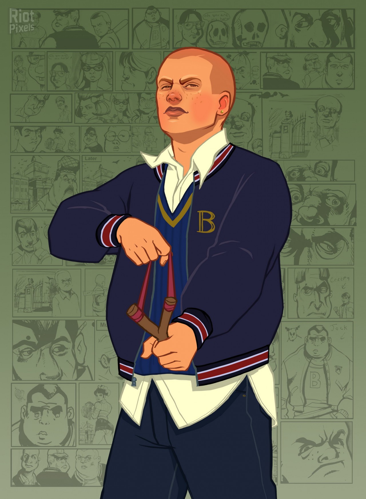 Bully: Scholarship Edition - game artworks at Riot Pixels