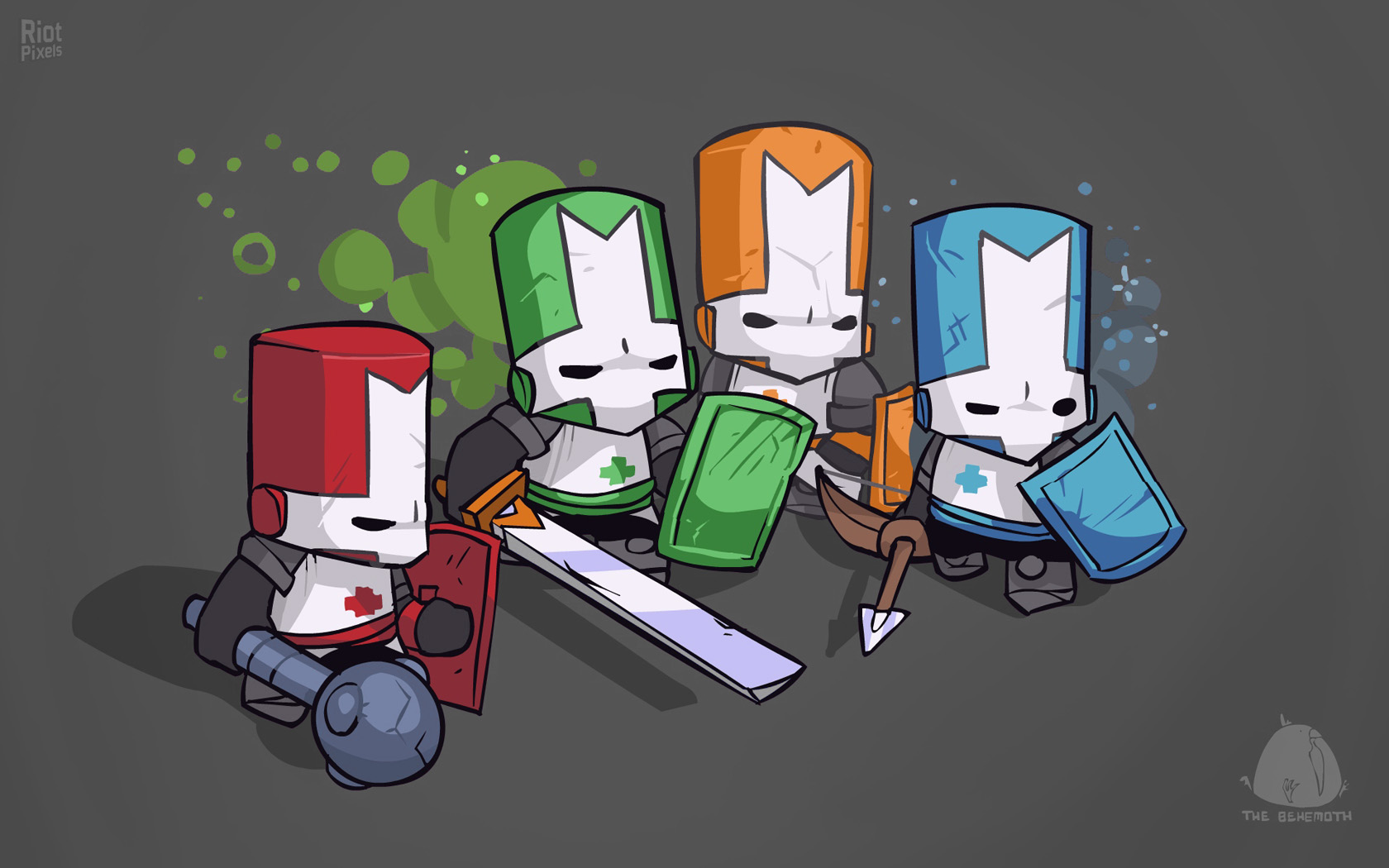 Castle Crashers - game artworks at Riot Pixels