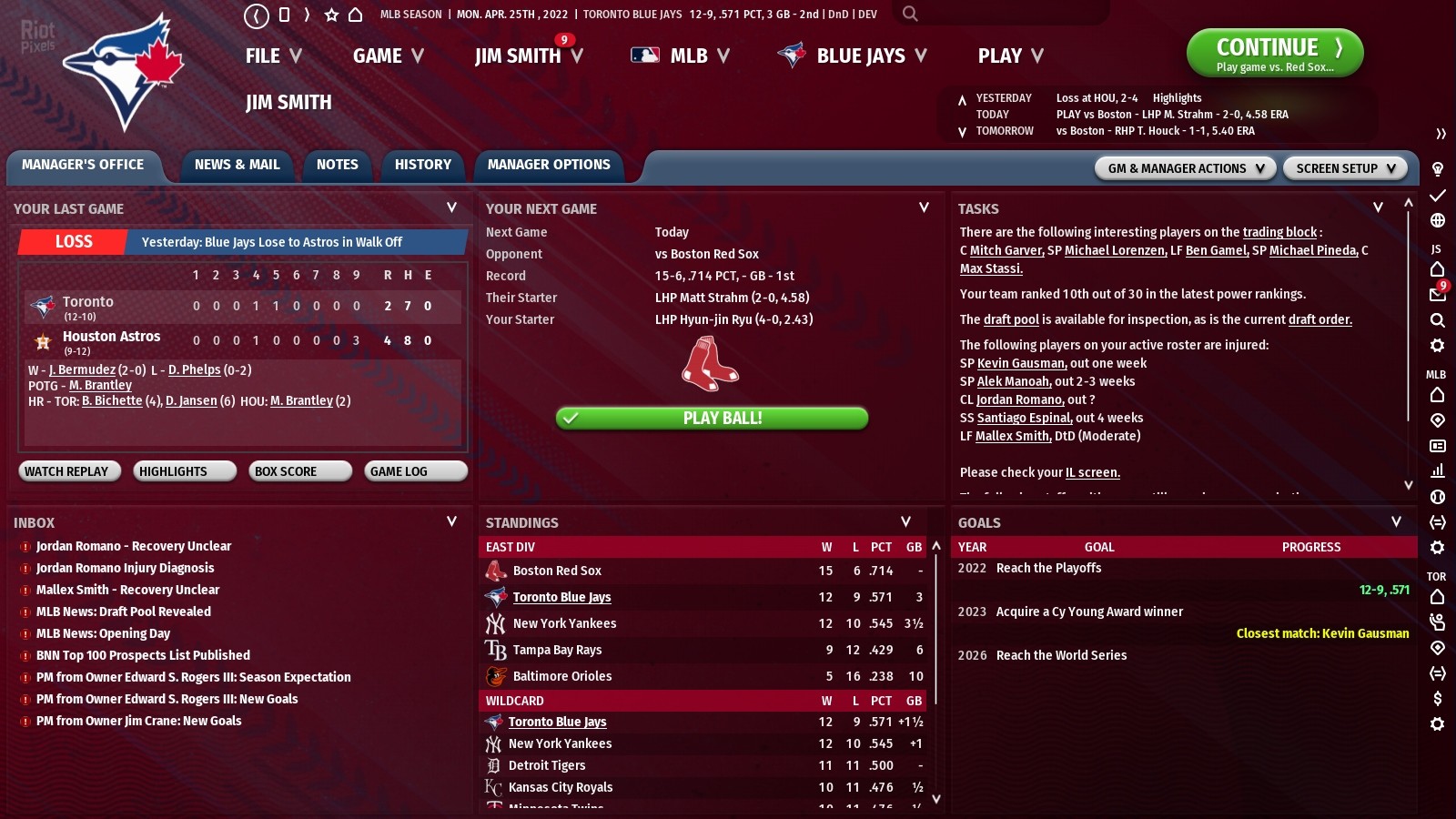 Out of the Park Baseball 23 – v23.1 Build 45 screenshot 1