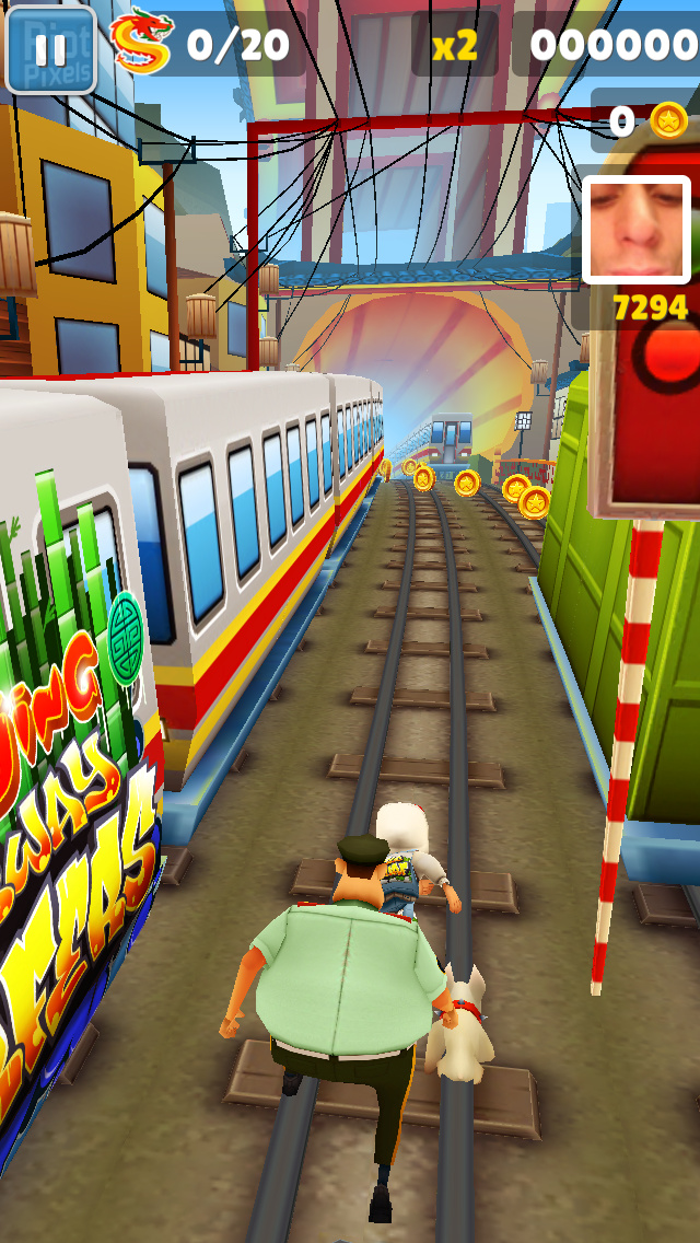 Subway Surfers - game screenshots at Riot Pixels, images