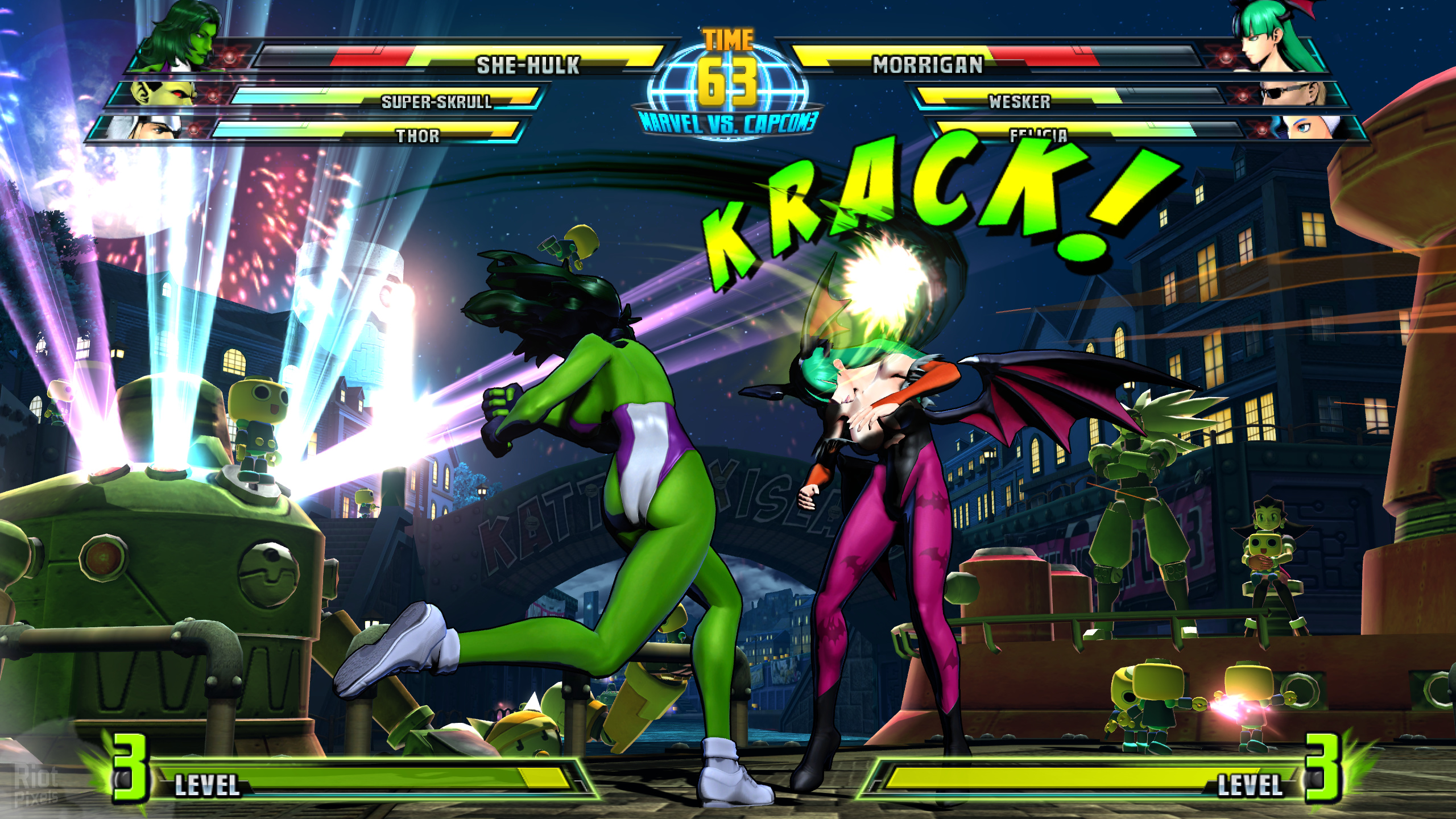 Marvel vs. Capcom 3: Fate of Two Worlds. 