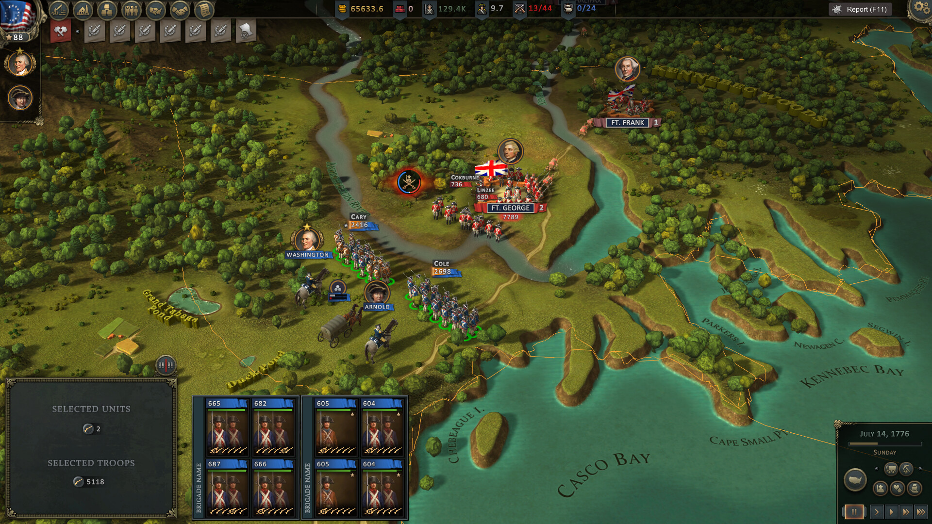 Ultimate General: American Revolution – Premium Edition, v1.0.3 rev.55378 + DLC screenshot 4