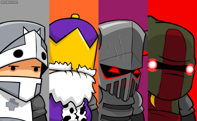 Castle Crashers - game artworks at Riot Pixels