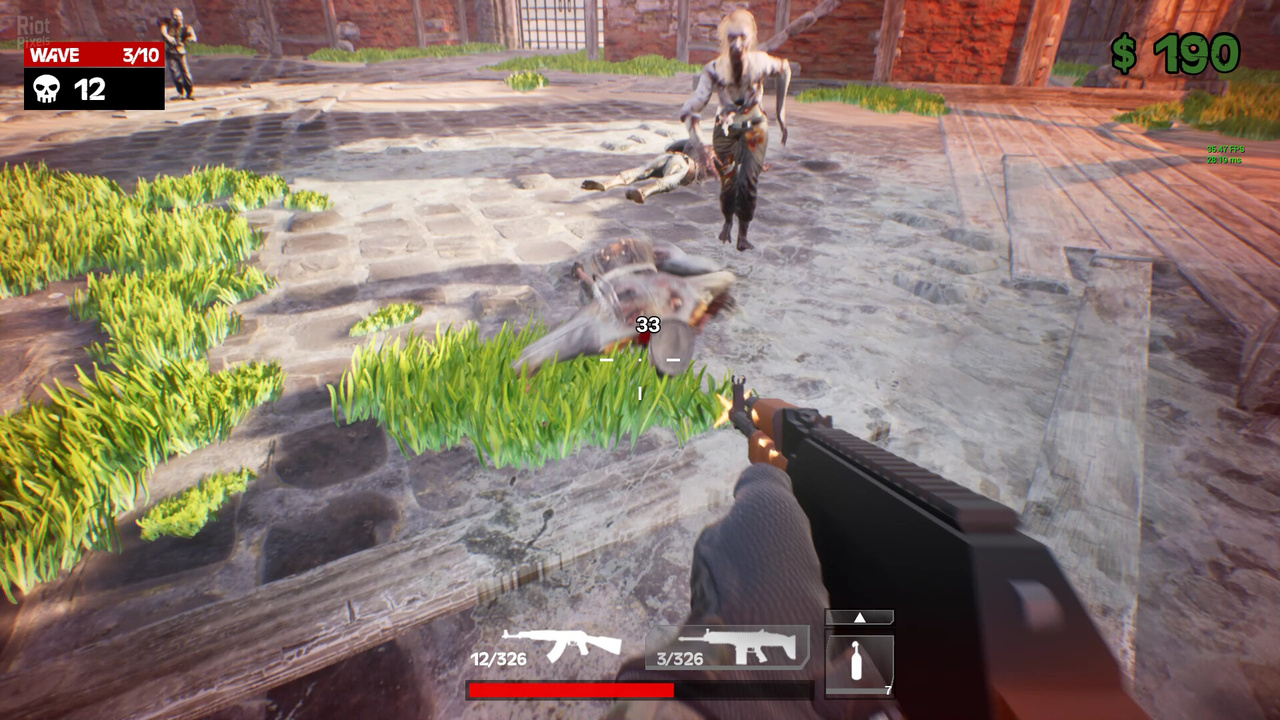 Dead War Rise of Zombies game screenshots at Riot Pixels, images