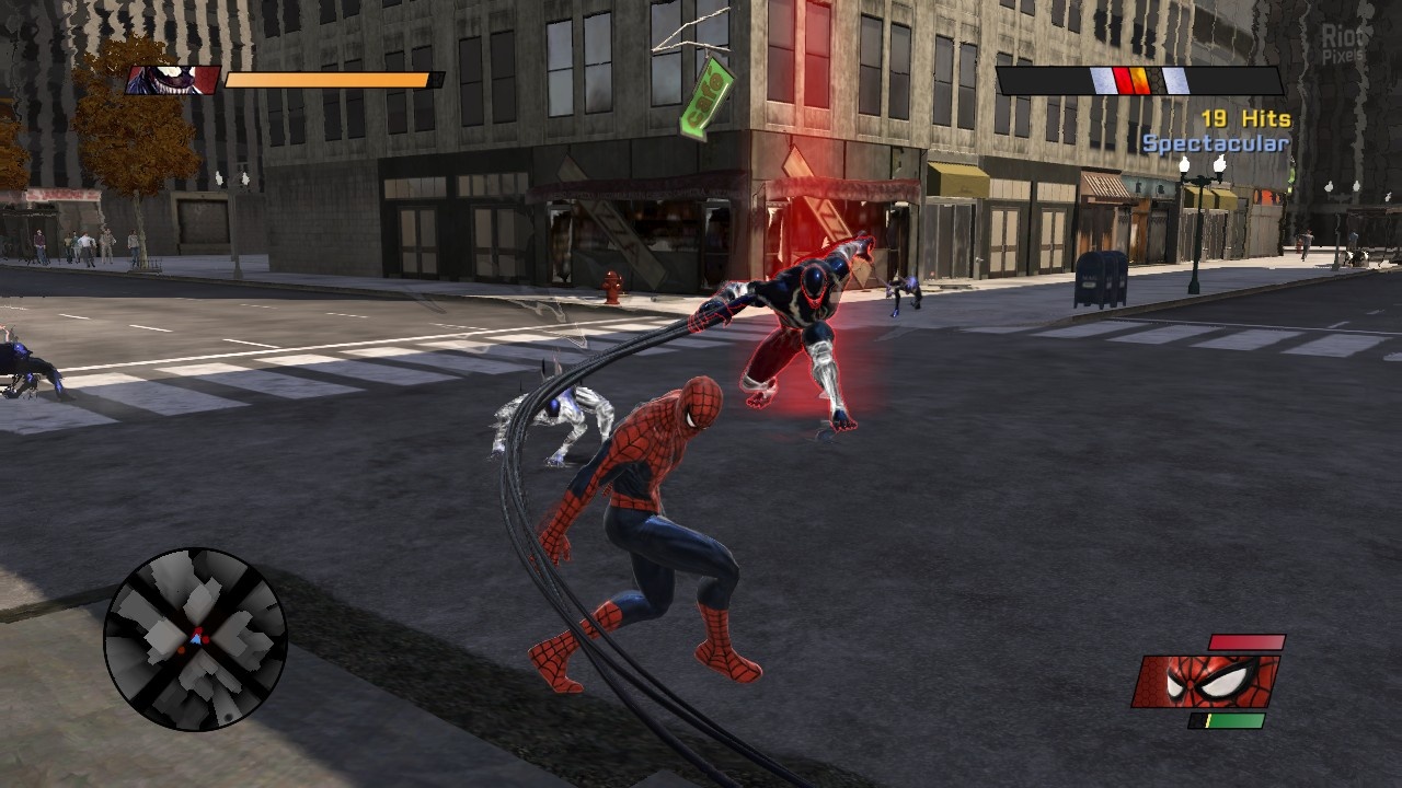 Spider-Man: Web of Shadows - game screenshots at Riot Pixels, images