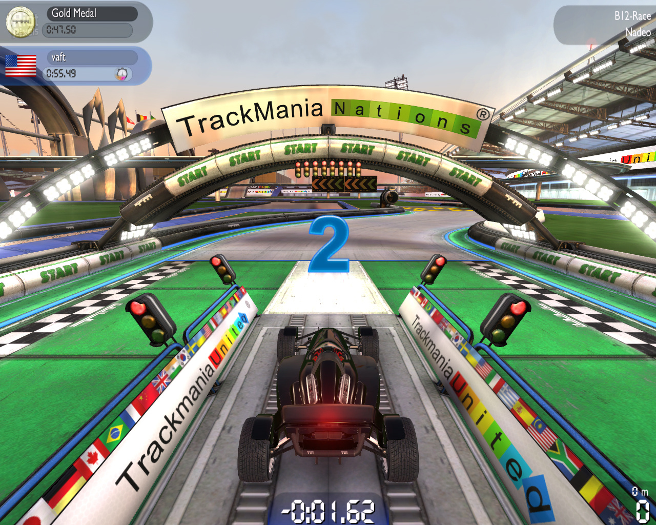 TrackMania Nations Forever скриншоты из игры на Riot Pixels. 