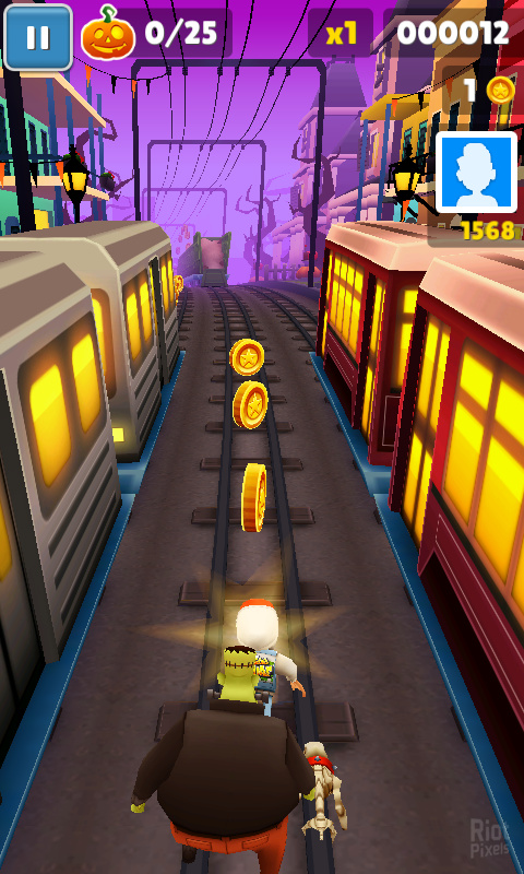 Subway Surfers - game screenshots at Riot Pixels, images