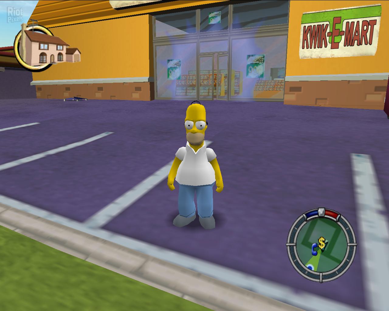 The Simpsons Hit and Run ENG FLT GNU Linux Wine johncena141