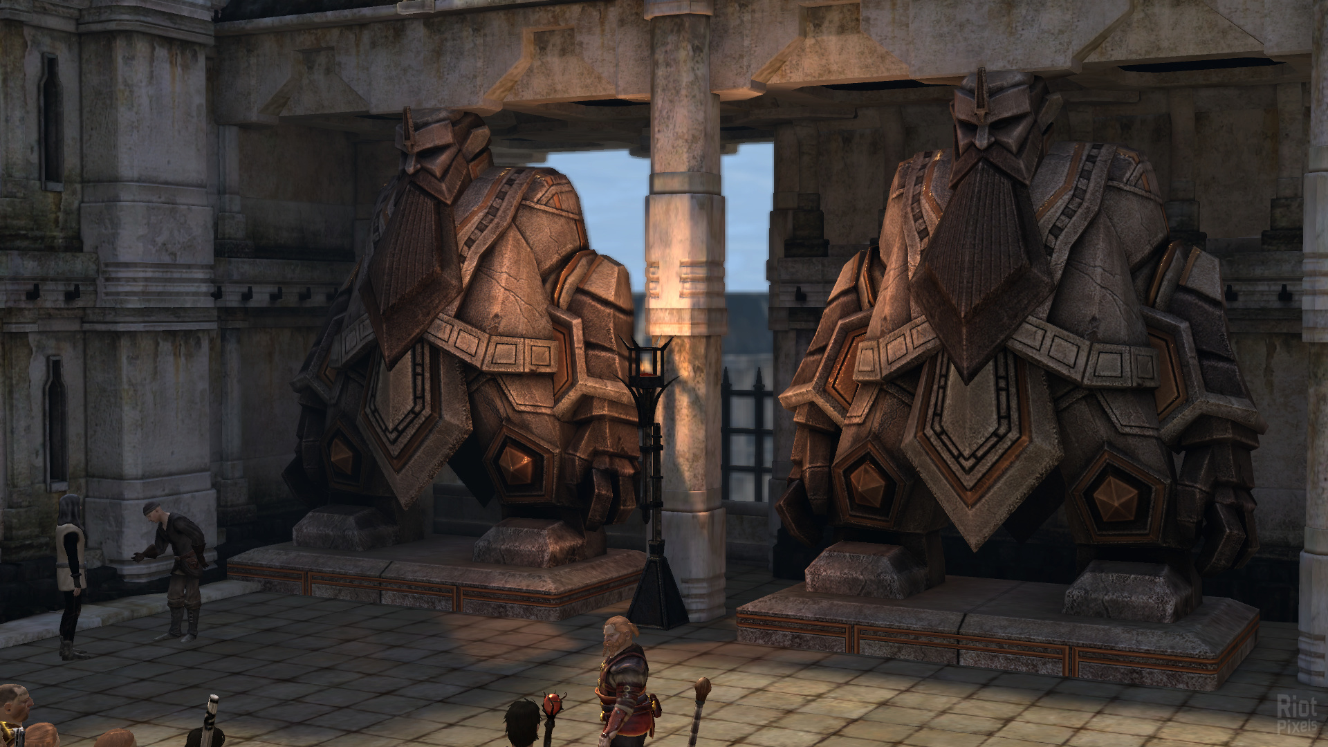 Dragon age гномьи статуи