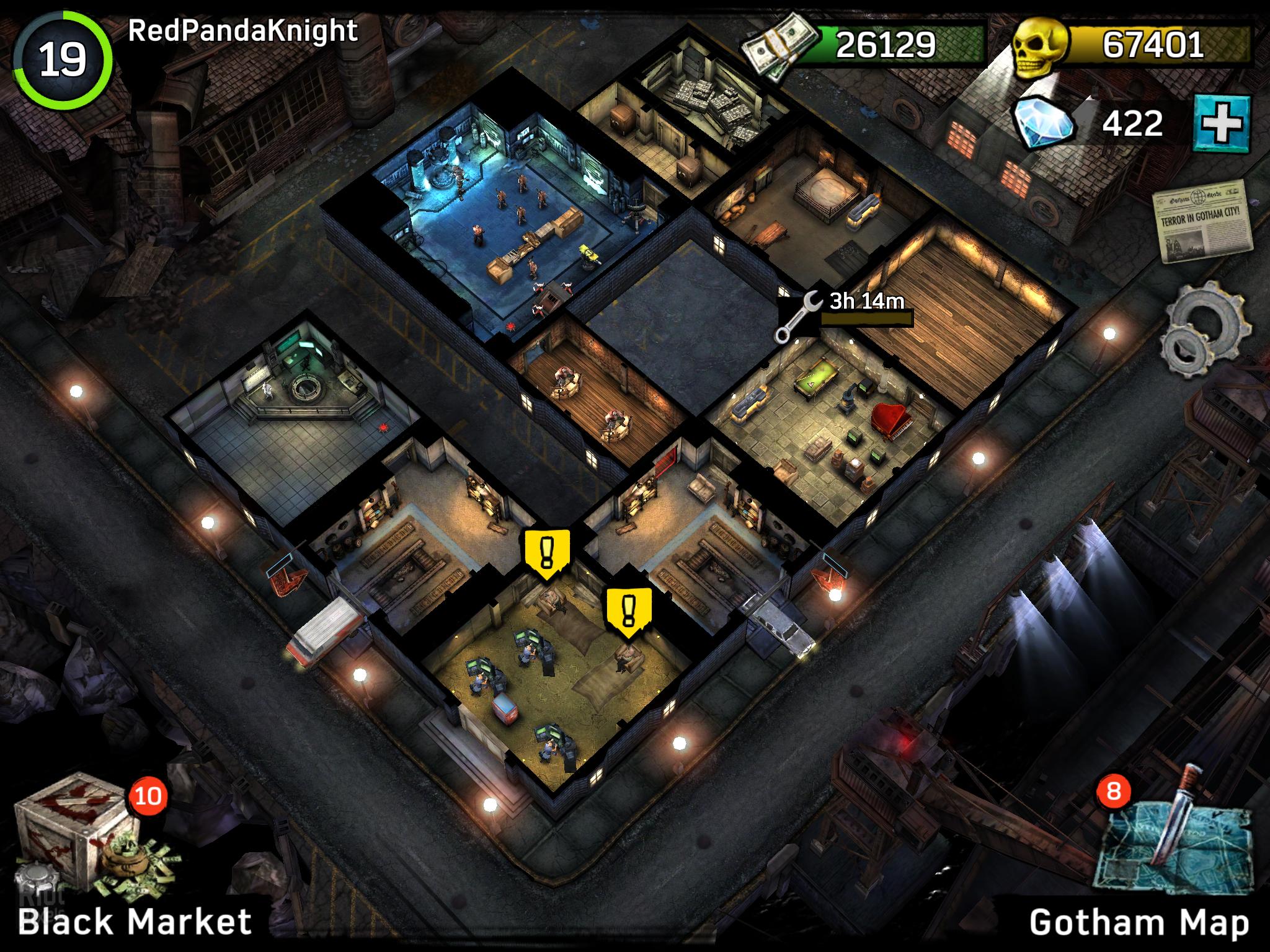 Batman: Arkham Underworld - game screenshots at Riot Pixels, images