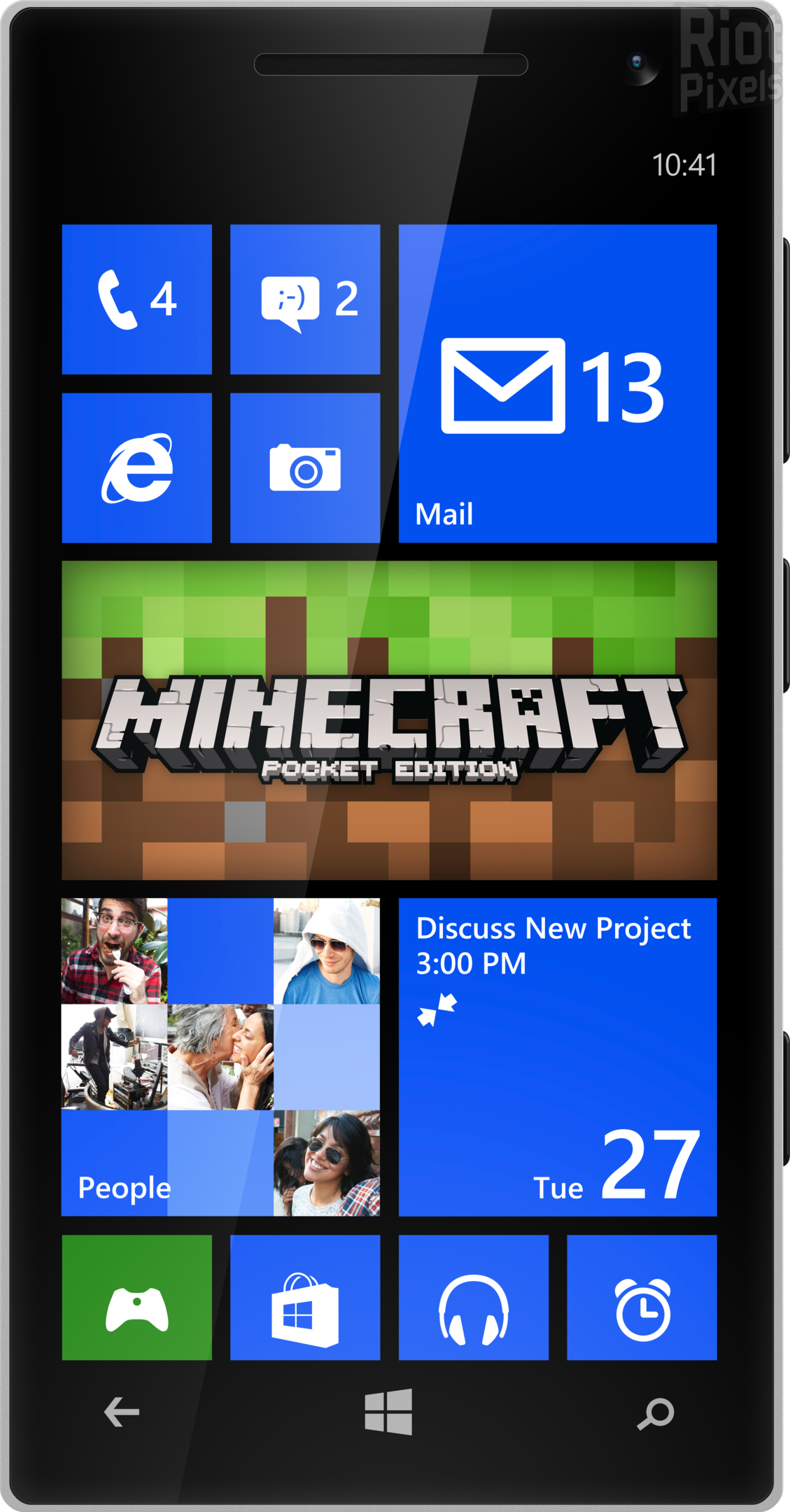 Minecraft Pocket Edition вышел на Windows Phone!