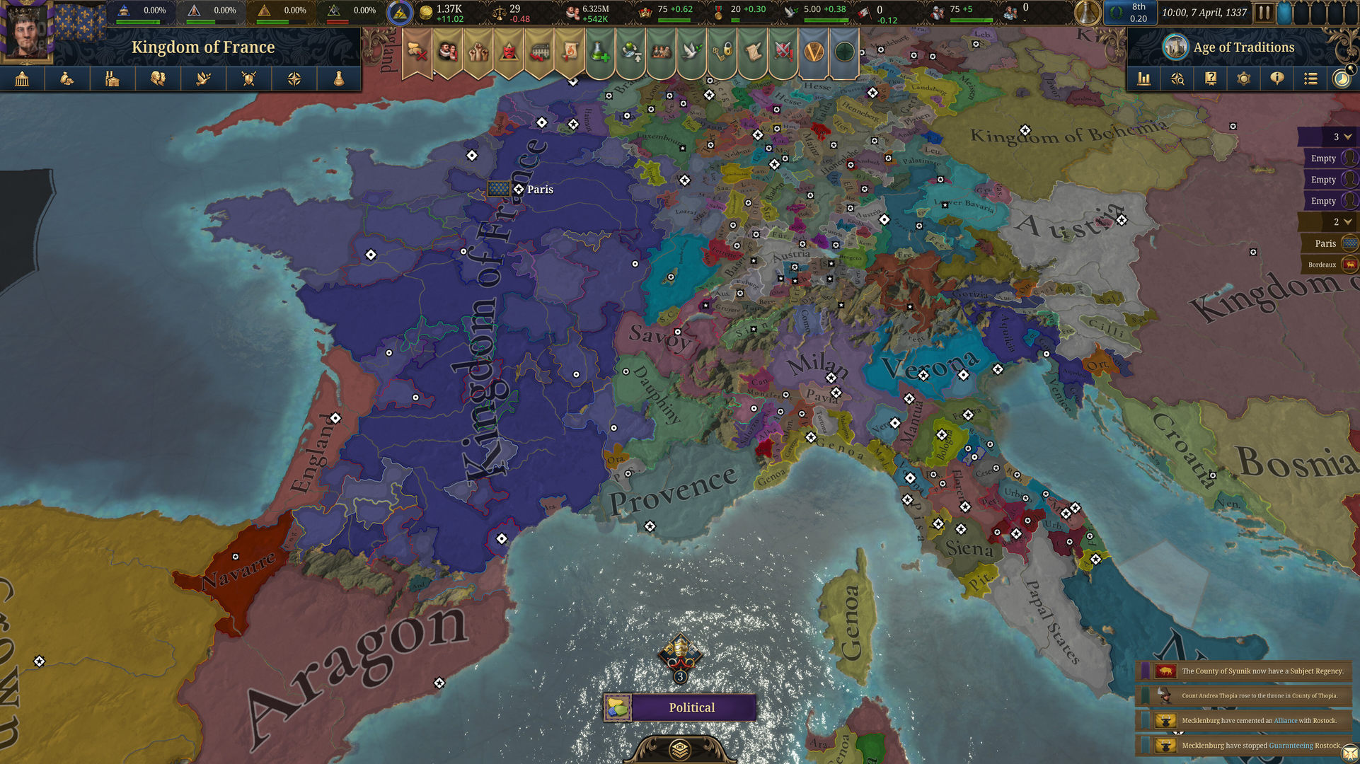Europa Universalis V v1.0.0 + 2 DLCs + Multiplayer PT-BR + torrent 3