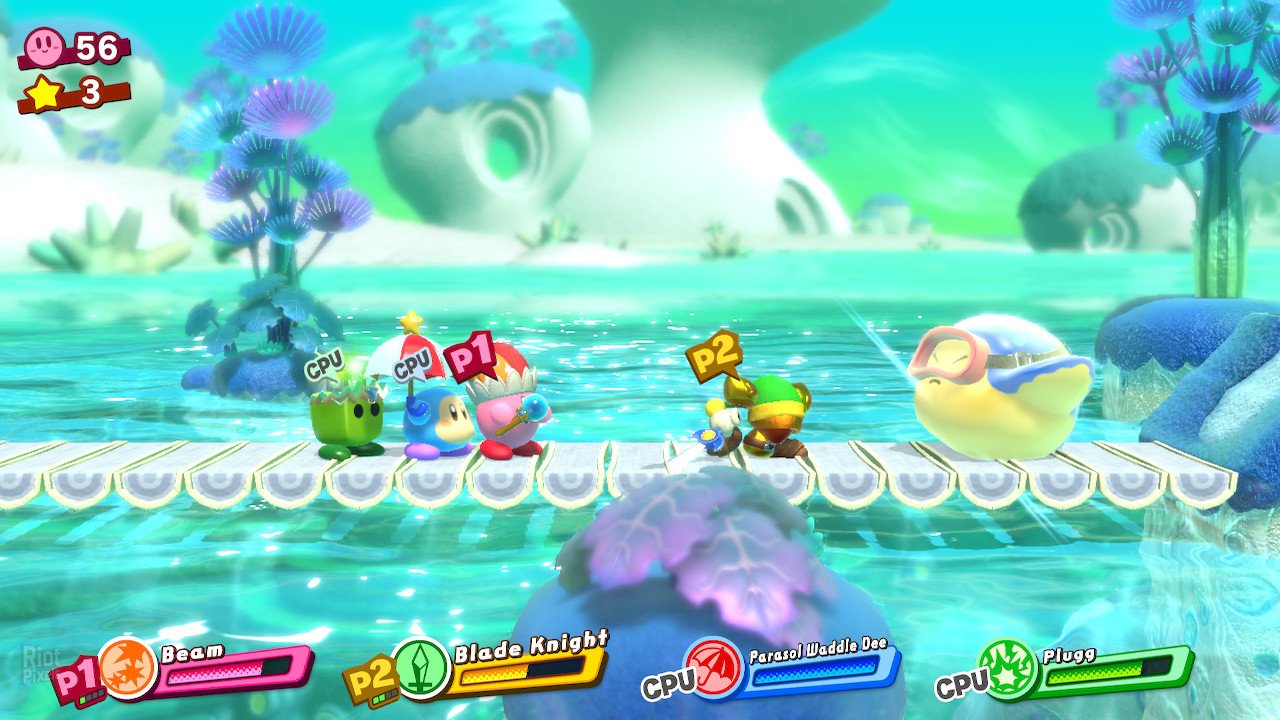Kirby Star Allies - game screenshots at Riot Pixels, images