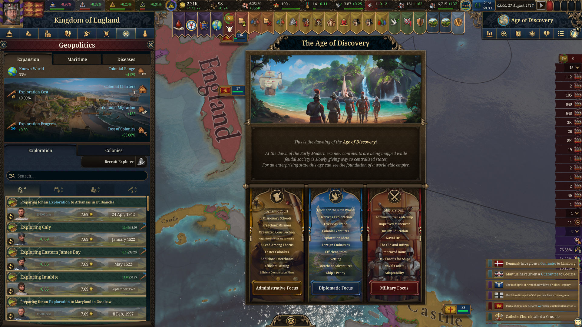 Europa Universalis V v1.0.0 + 2 DLCs + Multiplayer PT-BR + torrent 4