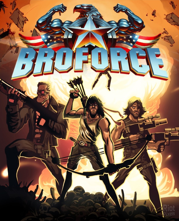 Broforce - game cover at Riot Pixels, image