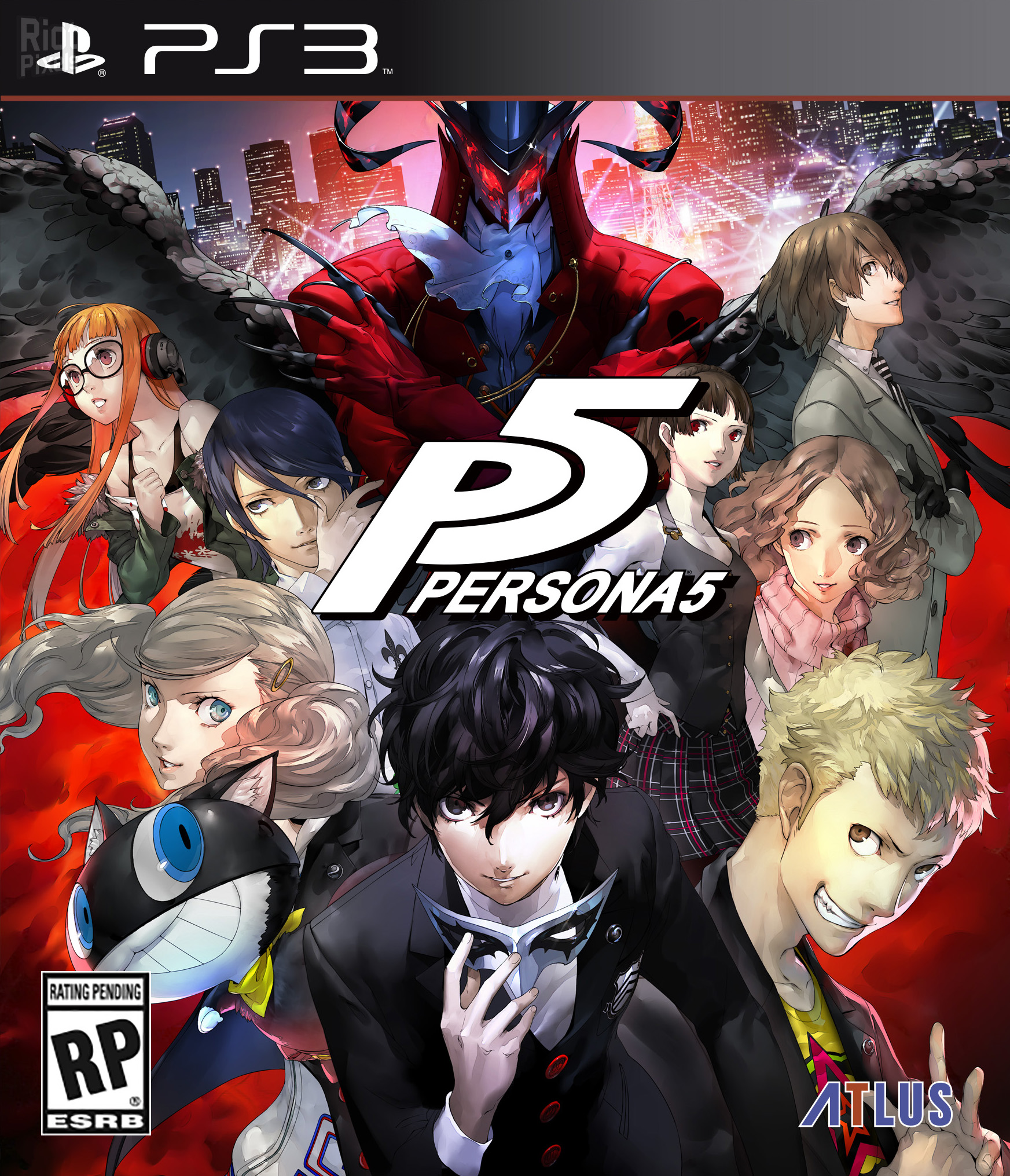 persona 5 - game cover at riot pixels